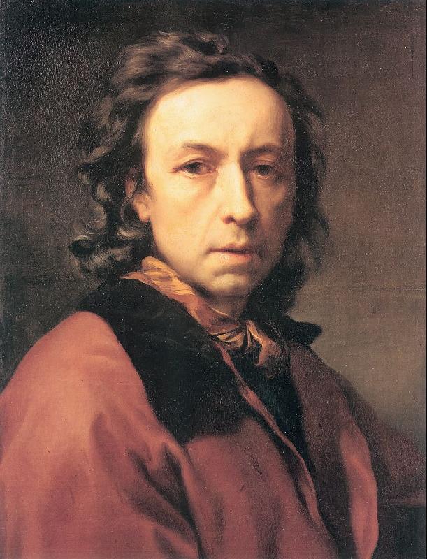 MENGS, Anton Raphael Self-Portrait France oil painting art